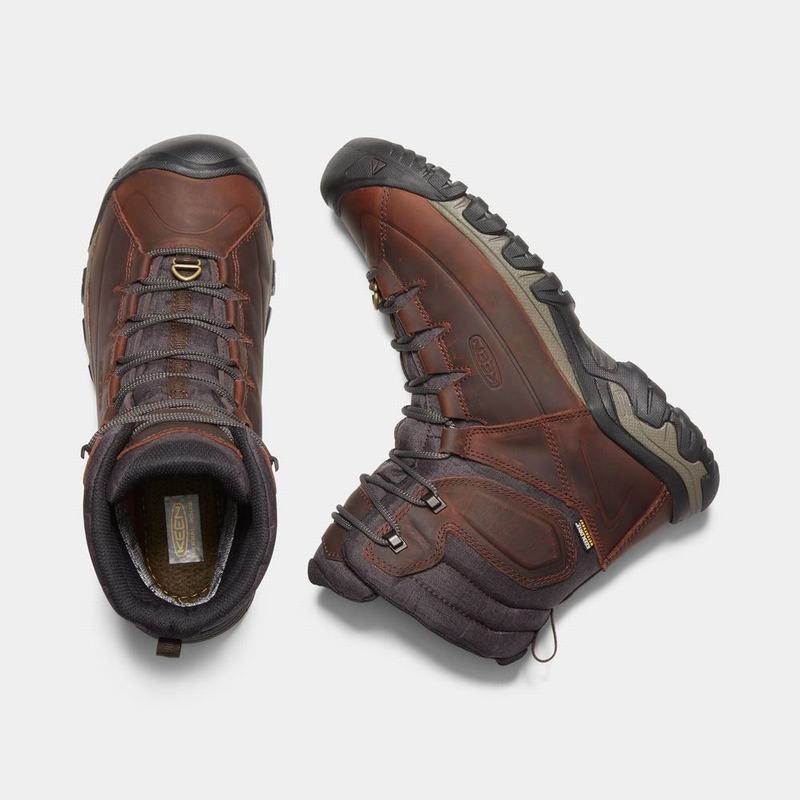 Keen ブーツ | キーンターギーハイレースウォータープルーフ ウィンター ブーツ メンズ ブラウン | 409128-YTW